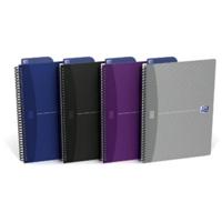 Oxford Office Essentials spiraalschrift, 180 bladzijden, ft 17,6 × 25 cm (B5), 90 vel, gelijnd, geassorte - thumbnail