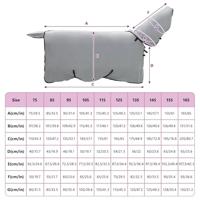 VidaXL Paardendeken volledig lichtgrijs en roze polyester - thumbnail