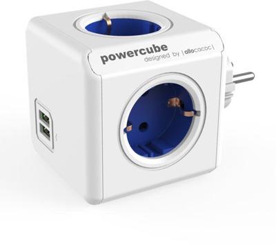 Allocacoc Powercube Original USB Blauw