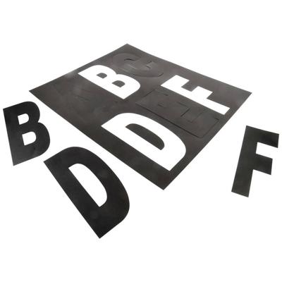 Deko Light 930808 Huisnummerbord Energielabel G (A - G) 100 mm Zwart