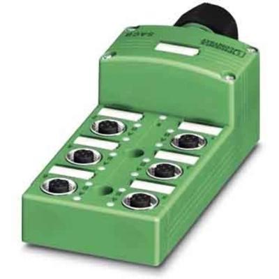 Phoenix Contact SACB-6/ 6-L-C SCO 1516807 Passieve sensor/actorbox M12-verdeler met metalen schroefdraad 1 stuk(s)