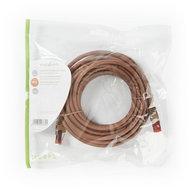 CAT6 S/FTP-Netwerkkabel | RJ45 Male - RJ45 Male | 7,5 m | Bruin - thumbnail
