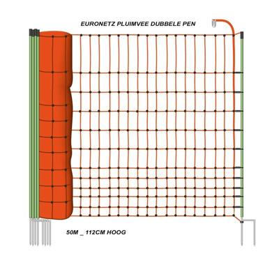 Euro-Net Combi Pluimvee 112 cm dubbelpunt