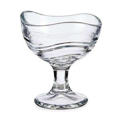 Glas voor ijs en milkshakes Vivalto Transparant Glas 135 ml (6 Stuks)