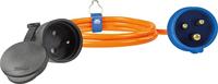 AS Schwabe 862435 Stroom Adapterkabel 16 A Oranje 1.5 m H07BQ-F 3G 2,5 mm² - thumbnail