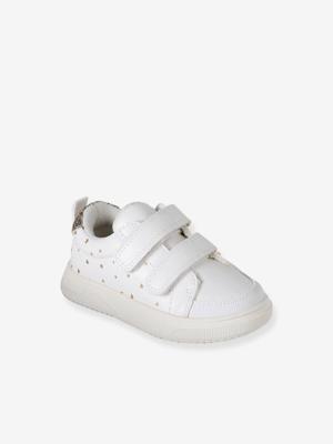 Baby baskets met klittenband wit, bedrukt Baby baskets met klittenband wit, bedrukt