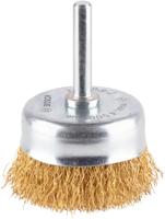 Bosch Accessories Komborstel, met messing gecoat, gegolfde staaldraad, 50 mm, 0,2 mm, 4500 omw/min 2608622008 Schacht-Ø 6 mm 2608622008 1 stuk(s) - thumbnail