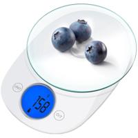 Digitale Keukenweegschaal met LCD Display - Wit - Max 5 kg - thumbnail