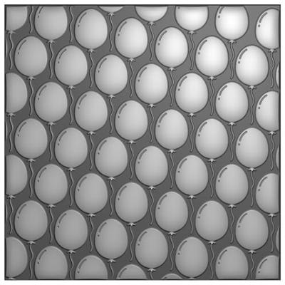 Nellie's Choice • 3d embossing folder achtergrond ballonnen 15x15cm