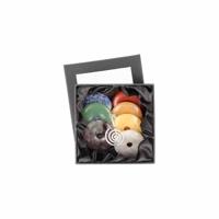 Chakra Donut met Hanger (50 mm - Set van 7 stuks) - thumbnail