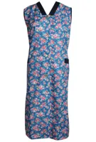 Ma Flodder jasschort blauw/geel bloemetje - 3 - thumbnail