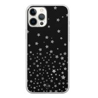 iPhone 12 Pro Max siliconen hoesje - Falling stars - thumbnail