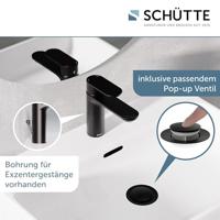 Schutte MONTANA wastafelmengkraan |Zwart Mat - 32316 - thumbnail
