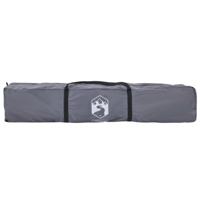 VidaXL Kampeertent 4-persoons snelontgrendeling grijs en oranje - thumbnail