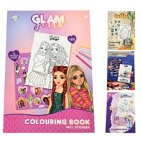 Craft Universe a5 kleurboek met stickers 4 assorti | 24 stuks - thumbnail