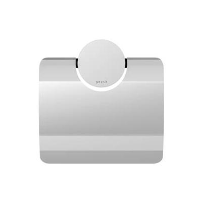 Geesa Opal toiletrolhouder met klep 14x1,9x14,2cm chroom Geesa Opal toiletrolhouder met klep 14x1,9x14,2cm chroom