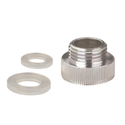 MV-2PR verbindingsstuk ¾" x ½", chroom van aluminium afmetingen: ½" buitendraad. x ¾" binnendraad geschikt voor standaard handdouches garantie: 3 jaar