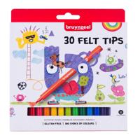 Viltstift bruynzeel kids 30st assorti - thumbnail