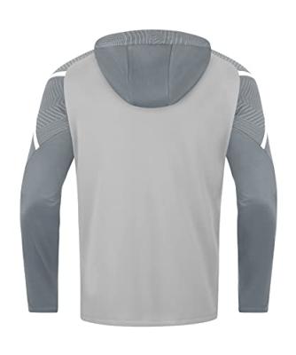 JAKO 6822 Jas Met Kap Performance - Zachtgrijs/Steengrijs - M