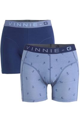 Vinnie-G Boys boxershorts Ski Dark - Print 2-Pack-128/134