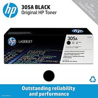 HP 305A originele zwarte LaserJet tonercartridge (CE410A) voor HP LaserJet Pro Color M351 / M375 / M451 / M475 - thumbnail