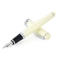 X750 briefpapier RVS Vulpen middellange NIB inkt pennen school Oiifice gift NIB grootte: 1.0 mm (ivoor) - thumbnail