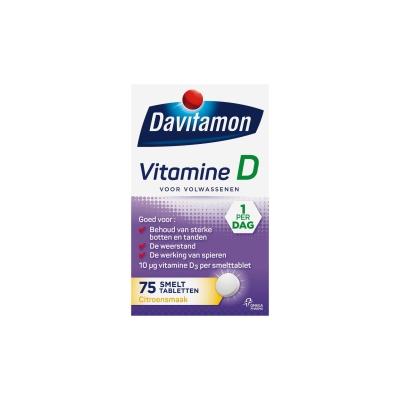 Davitamon Vitamine D 400IE Smelttabletten Citroen