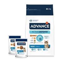 ADVANCE CAT ADULT CHICKEN / RICE + 2 POUCHES CHICKEN - thumbnail