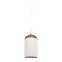 Light & Living Hanglamp 'Dania' Houtlook en touw, 28cm - thumbnail
