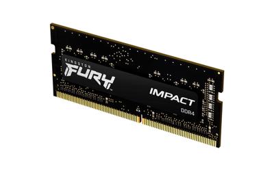 Kingston FURY Impact Werkgeheugenset voor laptop DDR4 16 GB 2 x 8 GB Non-ECC 3200 MHz 260-pins SO-DIMM CL20 KF432S20IBK2/16 - thumbnail