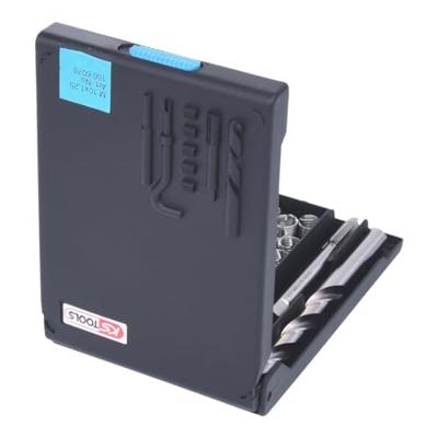 KS Tools 150.6070 Nirostaal schroefdraad reparatieset M10x1,25x13,8mm, 19-delig KS Tools 150.6070 Nirostaal schroefdraad reparatieset M10x1,25x13,8mm, 19-delig