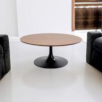 Kare Design Schickeria Salontafel 110cm walnoot en zwart - thumbnail