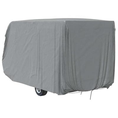 VidaXL Caravanhoes 460x250x220 cm vliesvlies grijs