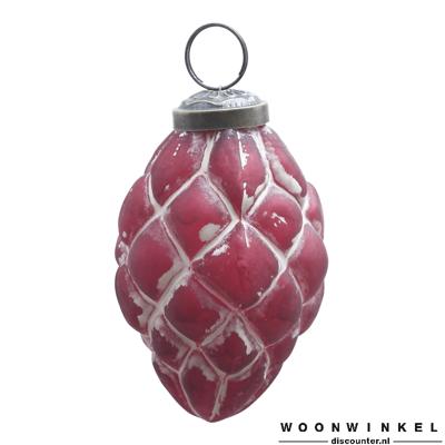 Christmas Twan purple glass hanging ornament S Christmas Twan purple glass hanging ornament S