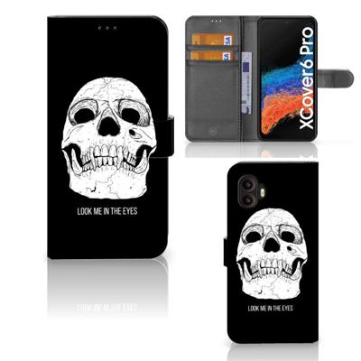 Telefoonhoesje met Naam Samsung Galaxy Xcover 6 Pro Skull Eyes Telefoonhoesje met Naam Samsung Galaxy Xcover 6 Pro Skull Eyes