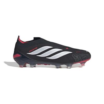 adidas Predator Elite Veterloze Gras Voetbalschoenen (FG) Zwart Wit Rood adidas Predator Elite Veterloze Gras Voetbalschoenen (FG) Zwart Wit Rood