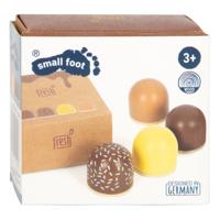 Small Foot houten speeleten marshmallows, 4dlg. - thumbnail