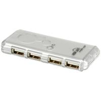 VALUE USB 2.0 Mini Hub, 4 poorts, geen voeding - thumbnail
