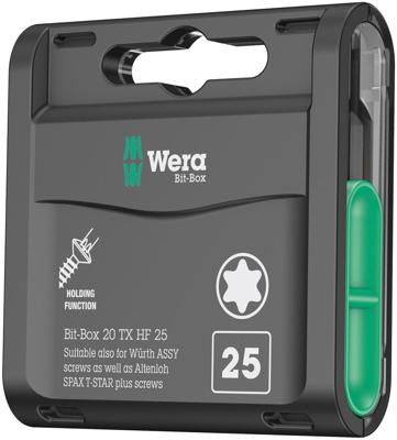 Wera 05057778001 TX HF Torx-bit Aandrijving: 1/4 (6,3 mm) Uitvoering: Torx TX 25 25 mm Wera 05057778001 TX HF Torx-bit Aandrijving: 1/4 (6,3 mm) Uitvoering: Torx TX 25 25 mm