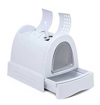 IMAC KATTENBAK ZUMA MET SCHUIFLADE ANTRACIET 40X56X42,5 CM