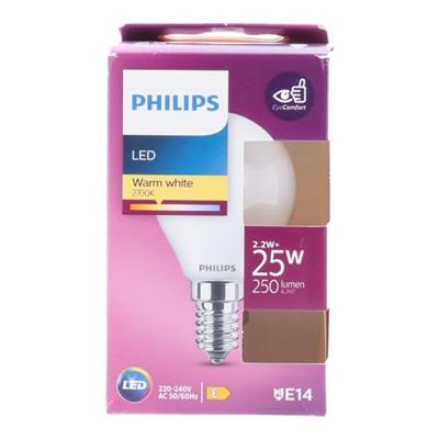 Philips Kaarslamp en kogellamp Philips Kaarslamp en kogellamp