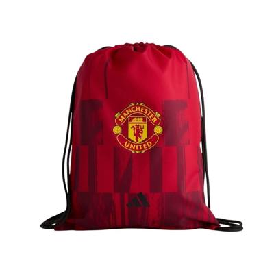adidas Manchester United Gymtas Rood Zwart Geel adidas Manchester United Gymtas Rood Zwart Geel