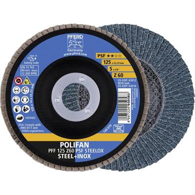 PFERD TOOLS 67666125 Z Psf Steelox Lamellenschijf Diameter 125 mm Boordiameter 22.23 mm 10 stuk(s)