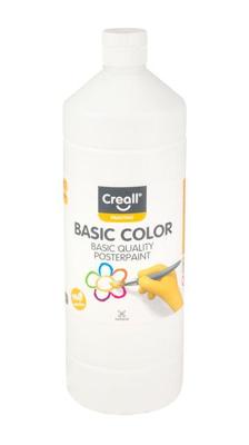 Plakkaatverf creall basic wit 1000ml | 6 stuks
