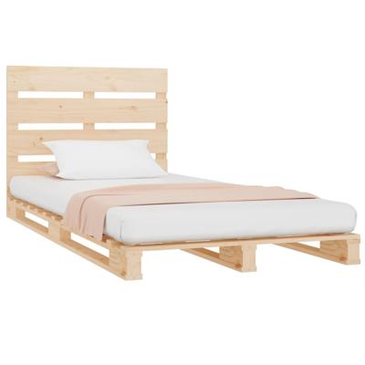 Bedframe zonder matras massief grenenhout 100x200 cm