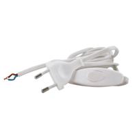 Scanpart Euro Aansluit Sn Schakelaar Ak Wit 1.8m - thumbnail