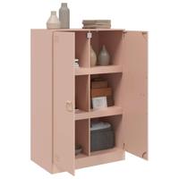 Dressoir 67x39x107 cm staal roze - thumbnail