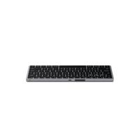 Satechi Slim X1 Mini Toetsenbord Bluetooth QWERTZ, Duits Antraciet Multimediatoetsen, Verlicht - thumbnail