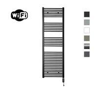 Elektrische Radiator Sanicare HWV Met Wifi 172x45 cm Mat Zwart 920W Met Thermostaat Zwart Rechtsonder Sanicare - thumbnail