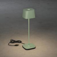 Konstsmide 7814-630 Capri LED-accutafellamp Groen-grijs - thumbnail